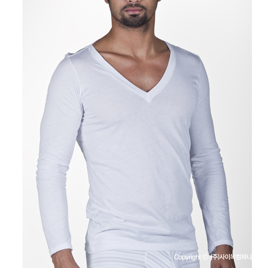 [Mundo Unico] T-Shirt Long Sleeve Valor White (102B17100)